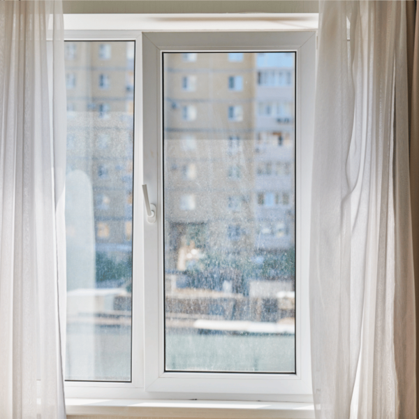 Toughened Glass White UPVC Sliding Window - Image 4